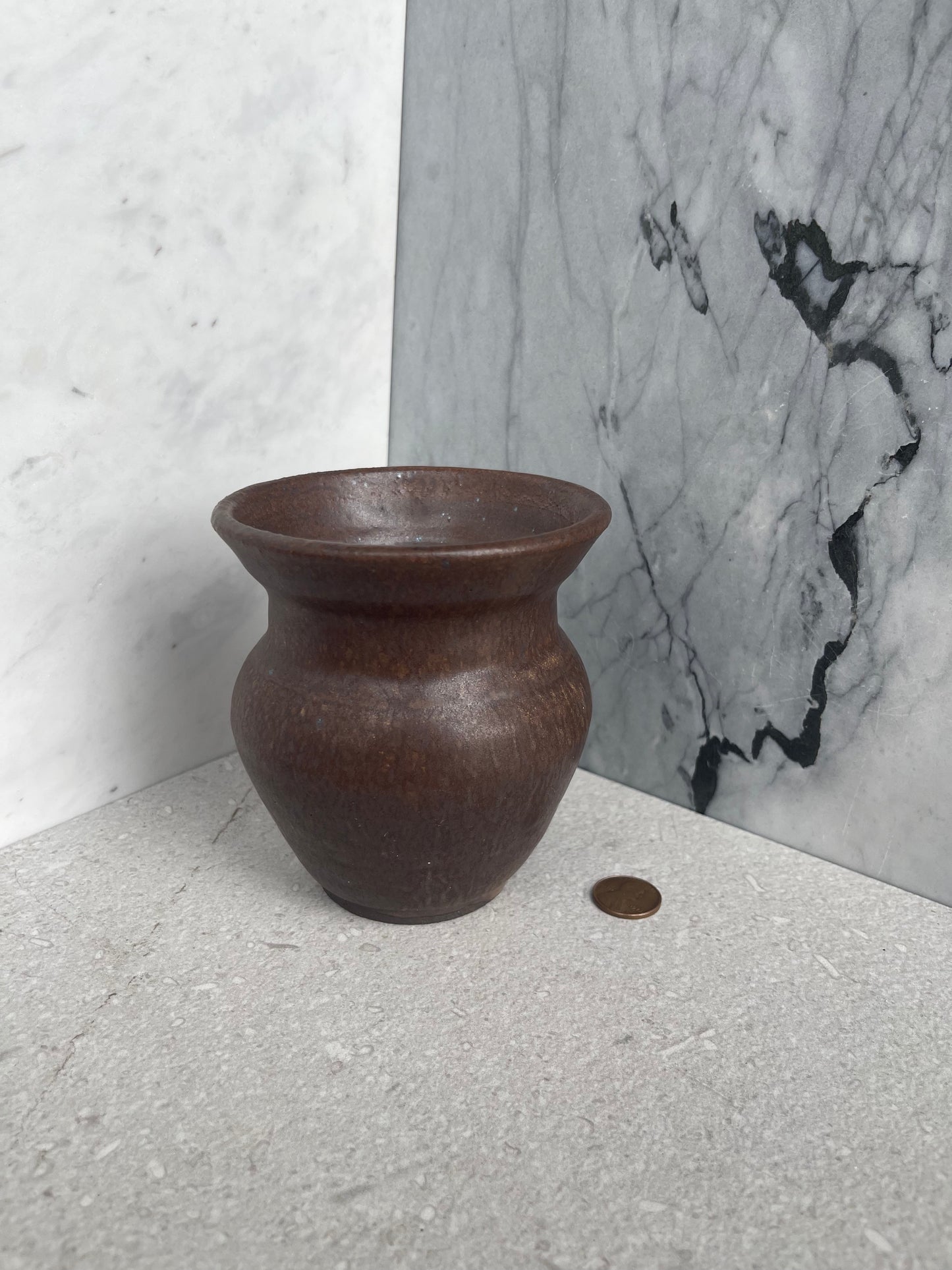 Small Brown Classic Vase