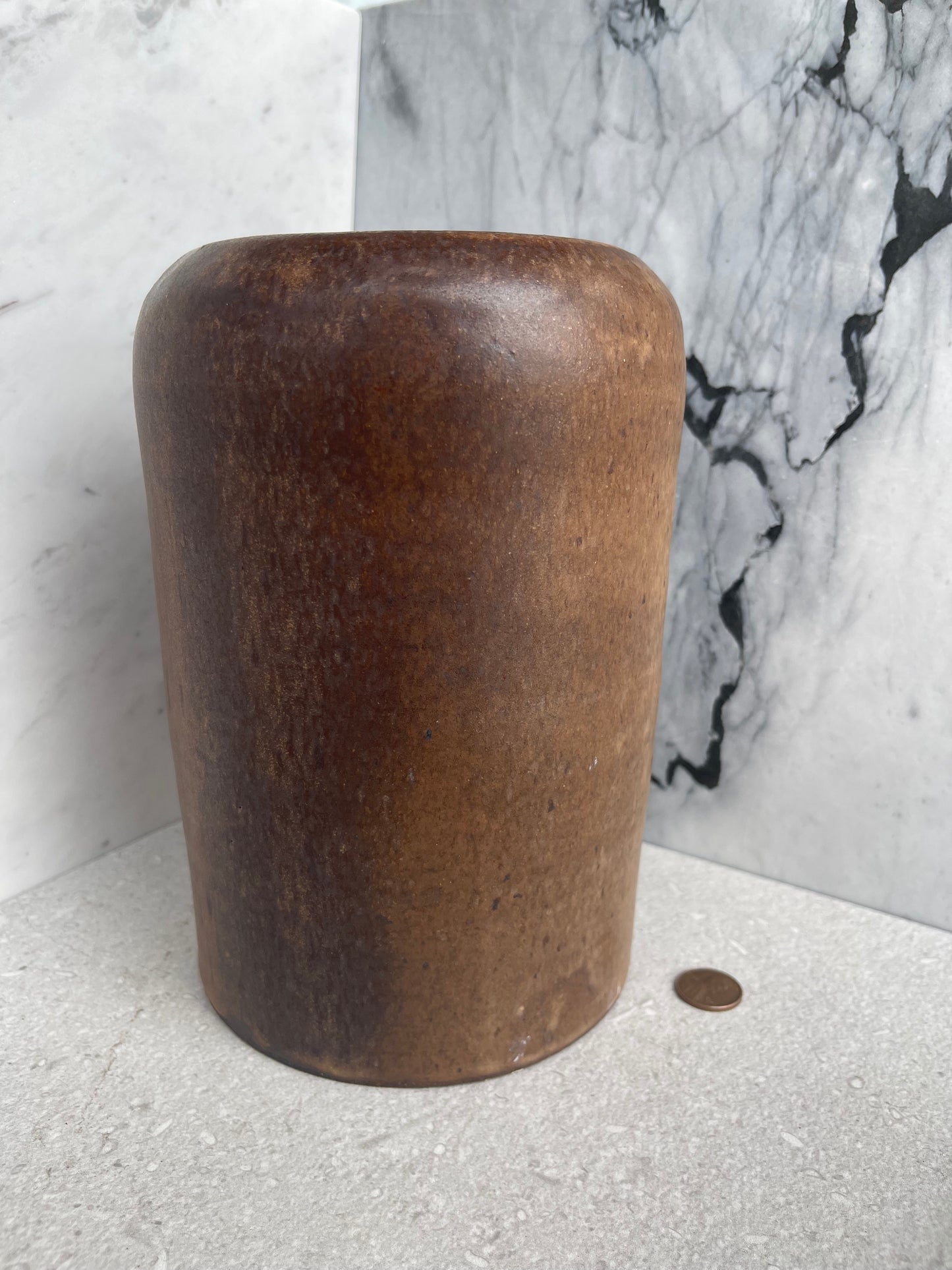 Tall Brown Vase