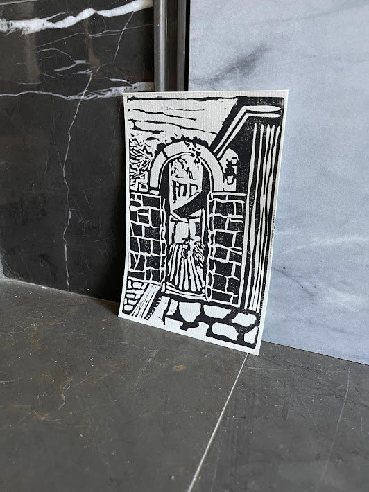 Fiscardo Arch Block Print