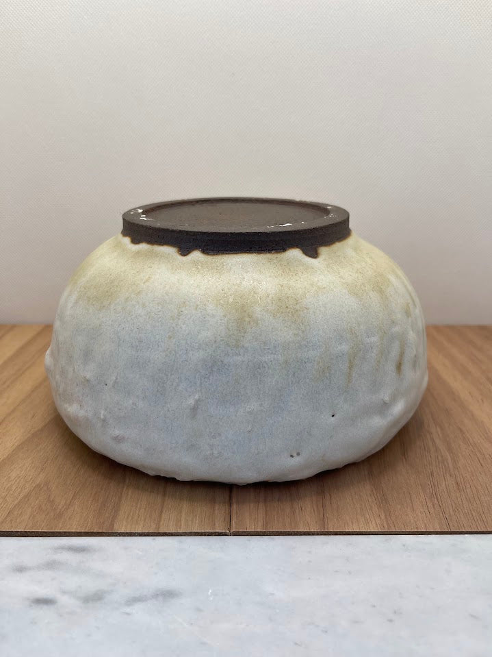 White Inverted Rim Vase