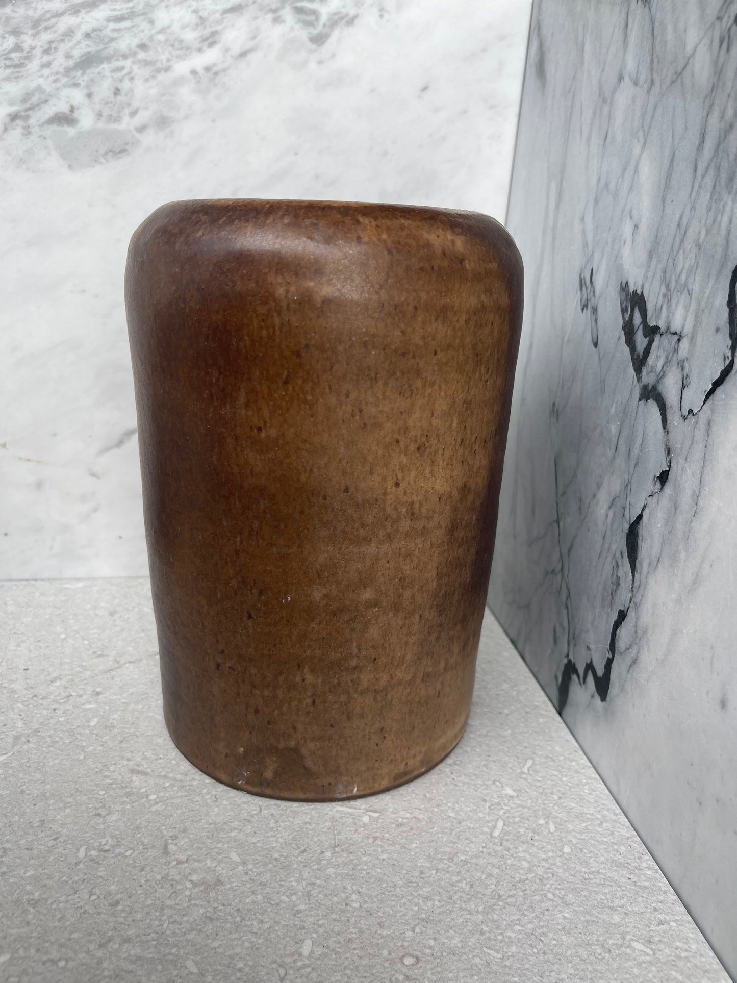 Tall Brown Vase