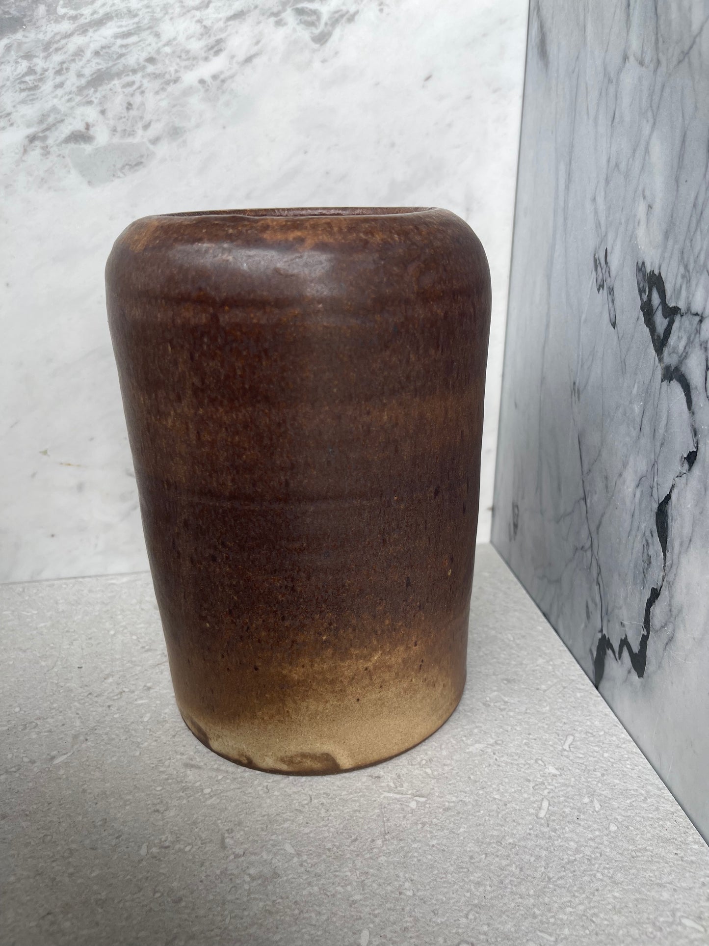 Tall Brown Vase