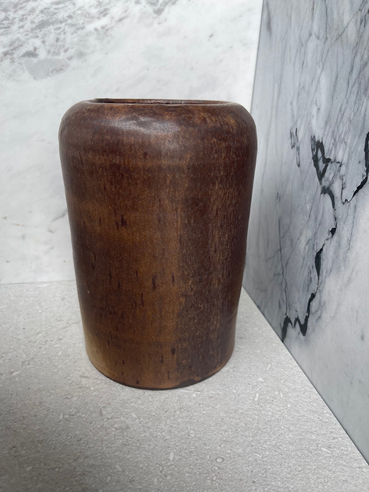 Tall Brown Vase