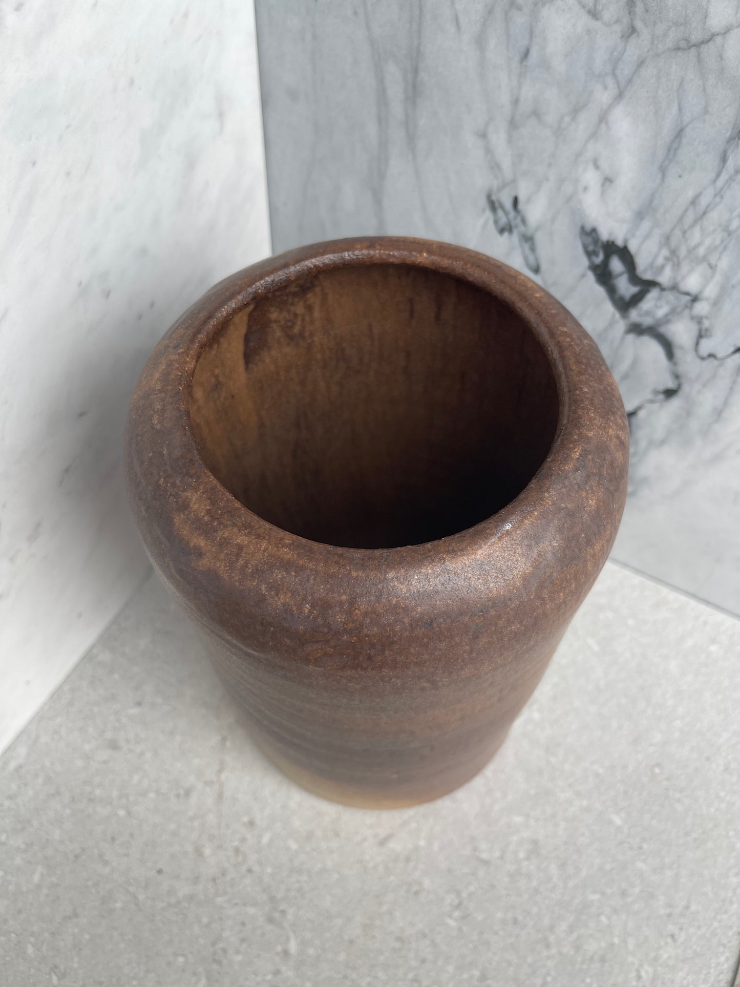 Tall Brown Vase
