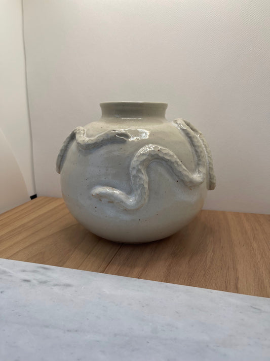 Round Snake Vase