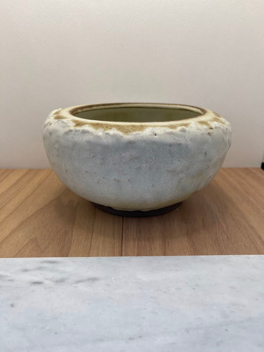 White Inverted Rim Vase