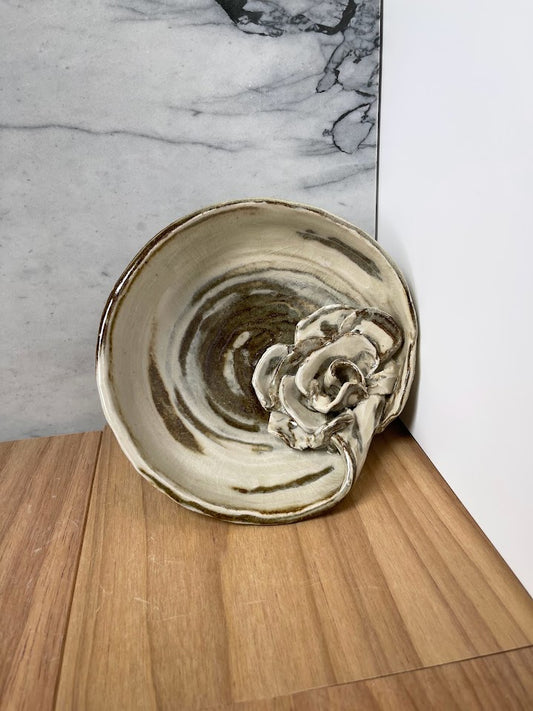 Two-Toned Flower Bowl