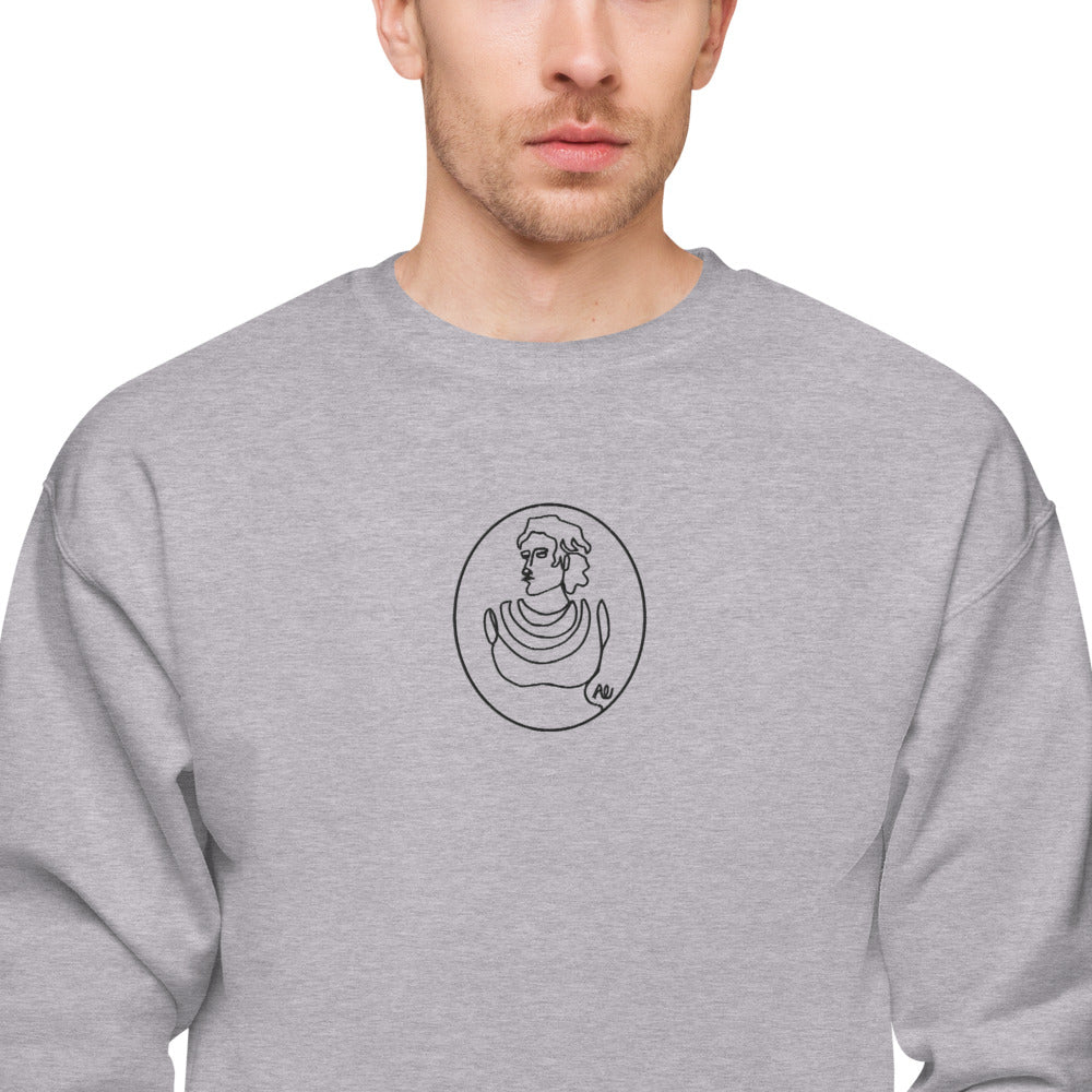 Apollo Bust Embroidered Pullover