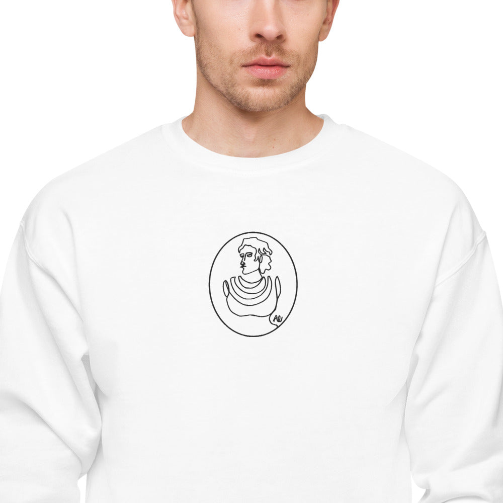 Apollo Bust Embroidered Pullover